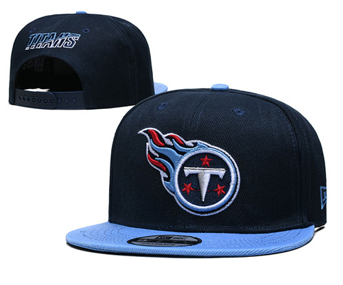 Titans Navy Snapback Hat --TX