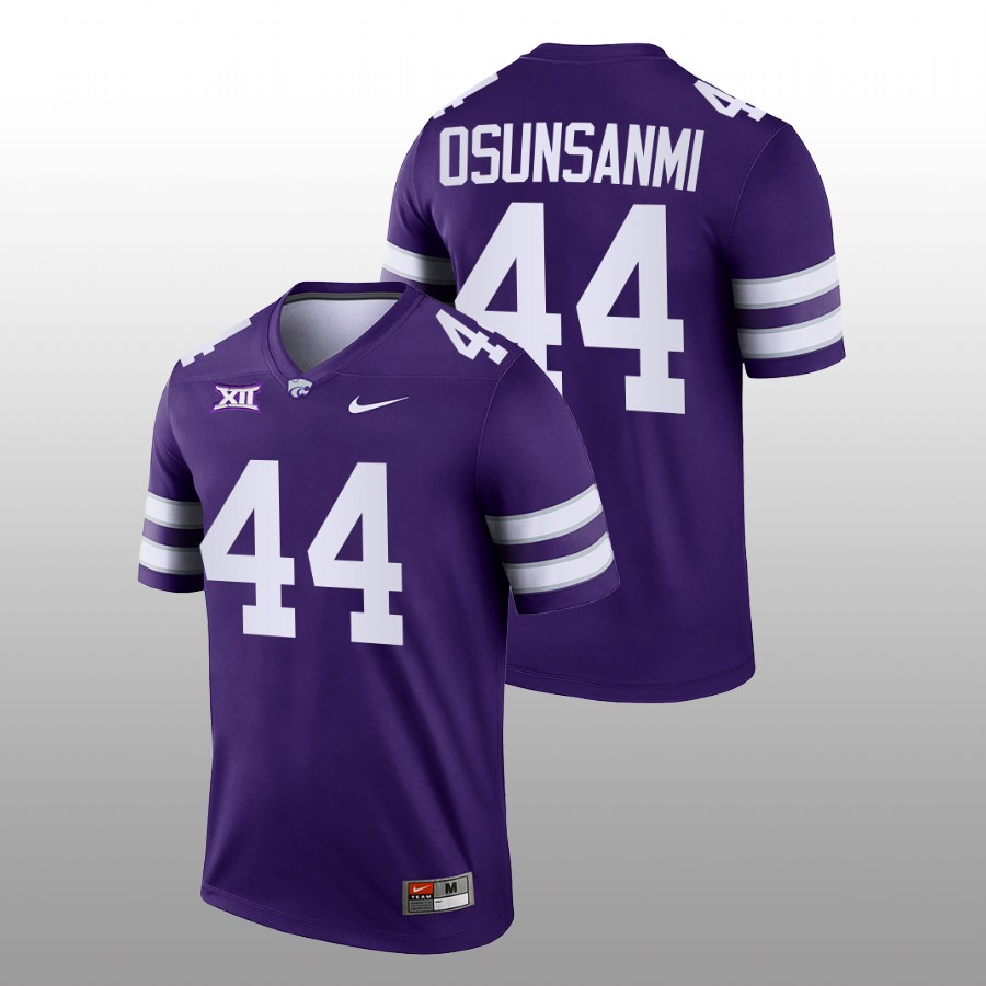 Tobi Osunsanmi Kansas State Wildcats Purple 2022-23 College Football Jersey