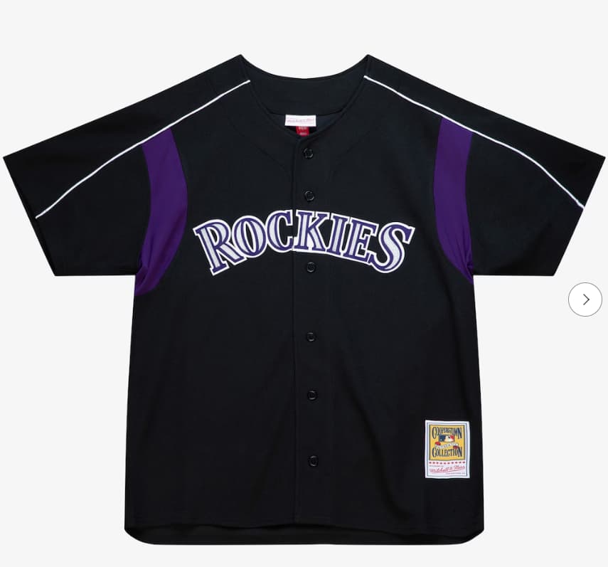 Todd Helton Colorado Rockies Black 2003 Authentic Batting Practice Player Jersey
