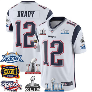 Tom Brady New England Patriots Jersey - 6x SB Champions Patch  2