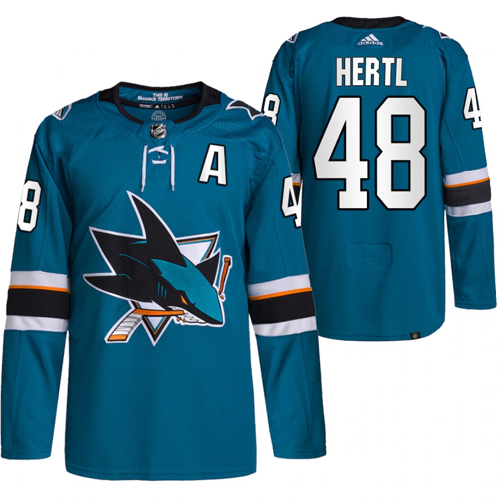 Tomas Hertl San Jose Sharks Teal Home Primegreen Authentic Pro Jersey