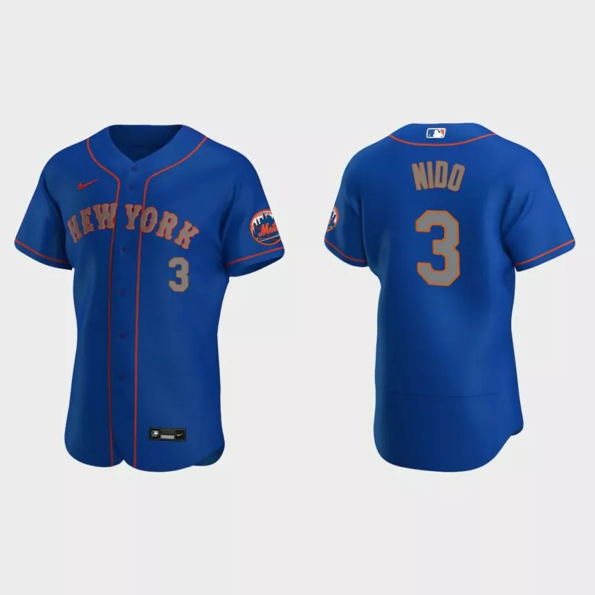 Tomas Nido New York Mets Authentic Jersey – Royal