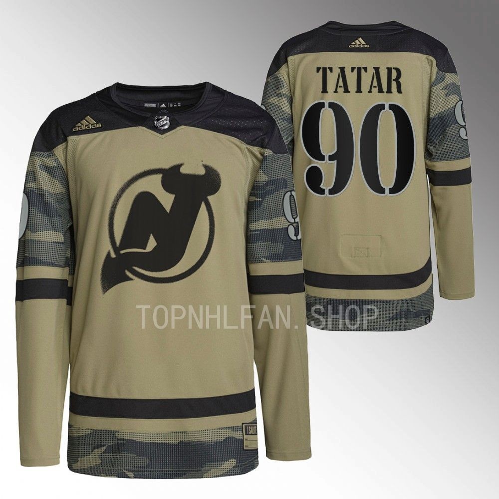 Tomas Tatar Devils Military Appreciation Jersey Camo Authentic Practice