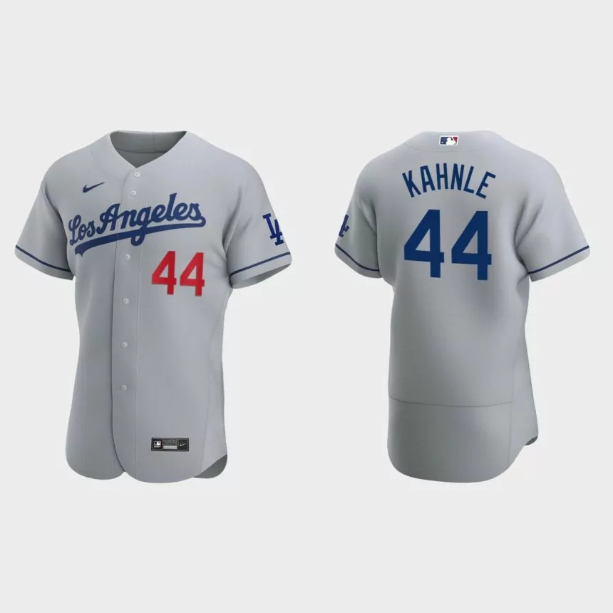 Tommy Kahnle Los Angeles Dodgers Authentic Road Jersey – Gray