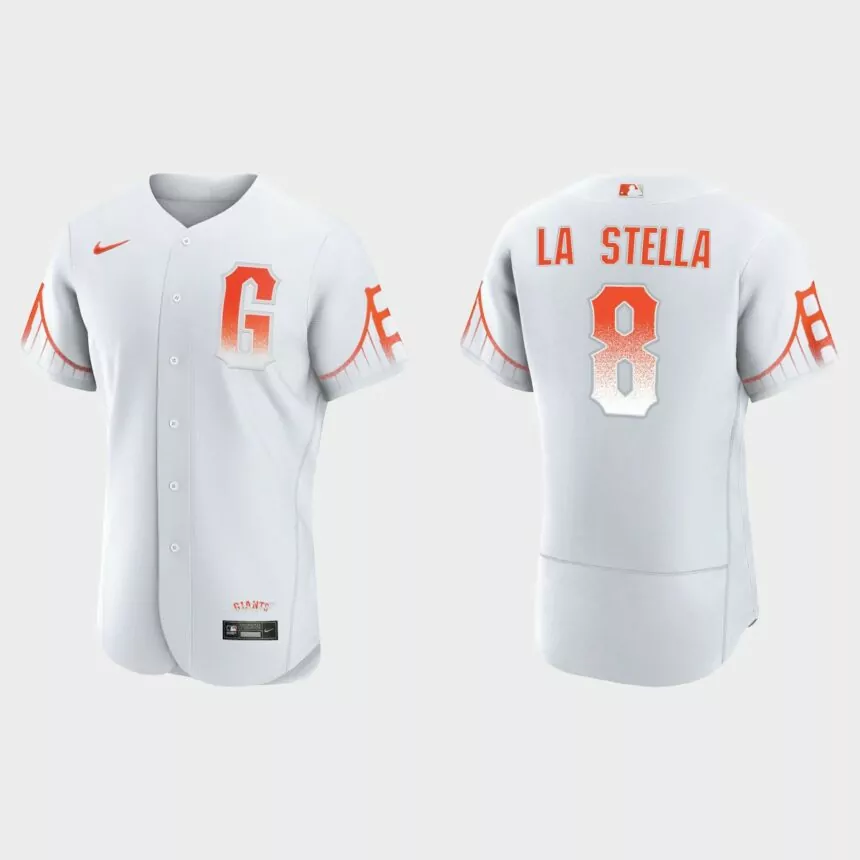 Tommy La Stella San Francisco Giants City Connect Authentic Jersey – White