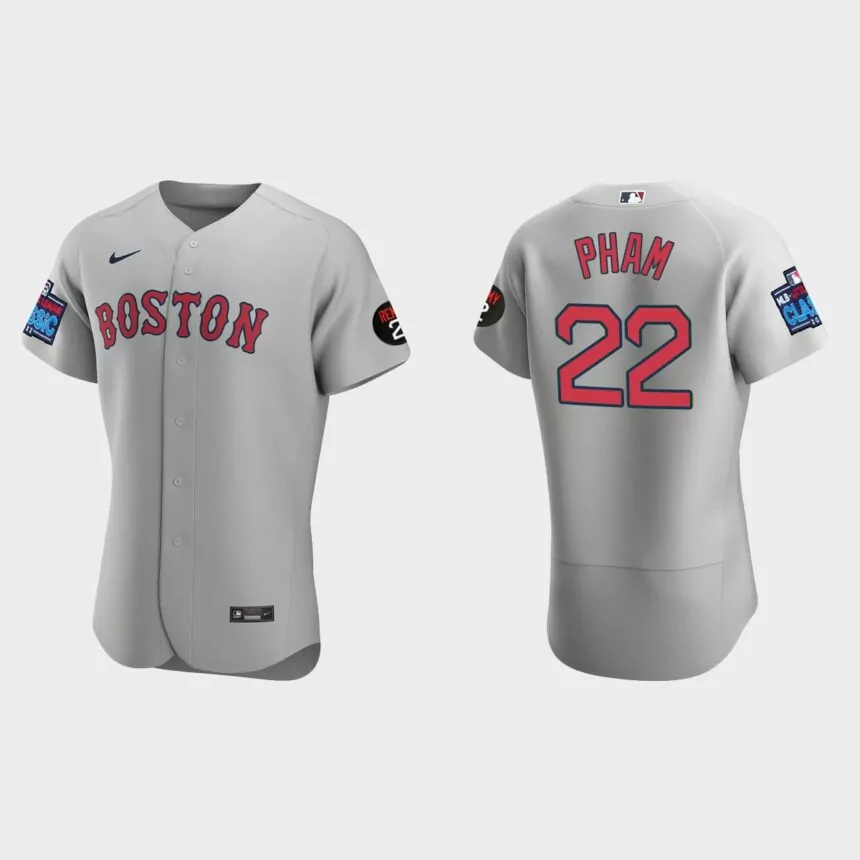 Tommy Pham Boston Red Sox 2022 Little League Classic Authentic Jersey – Gray