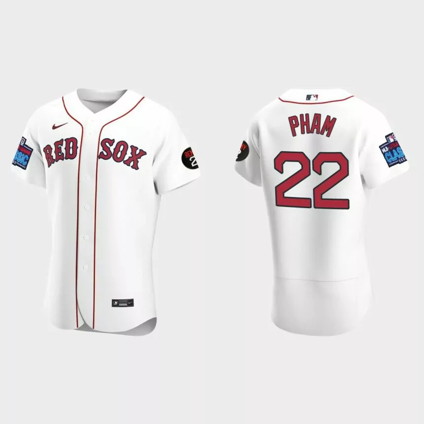 Tommy Pham Boston Red Sox 2022 Little League Classic Authentic Jersey – White