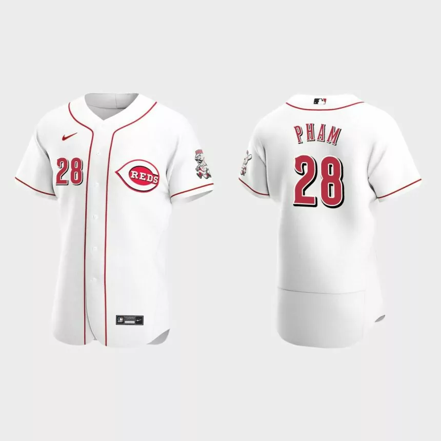 Tommy Pham Cincinnati Reds Authentic Home Jersey – White