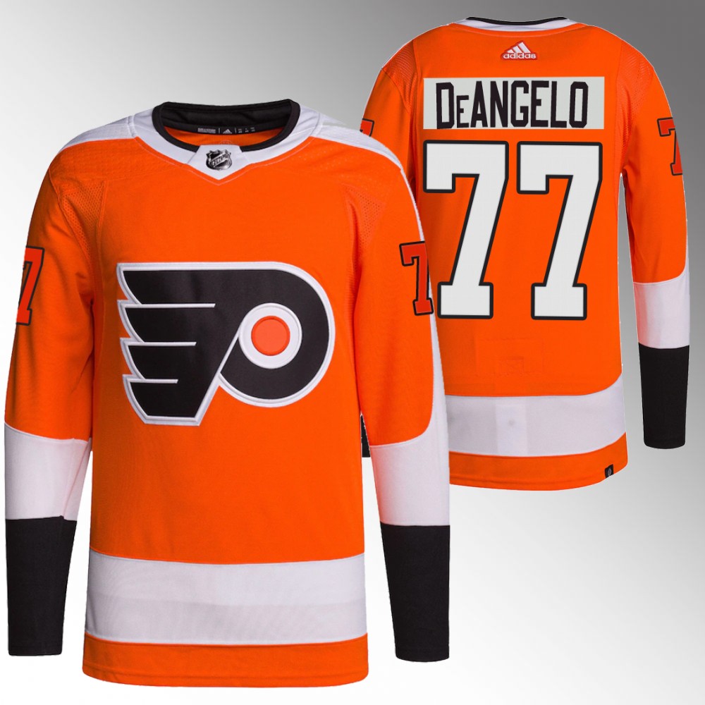 Tony DeAngelo Philadelphia Flyers Orange Authentic Primegreen Home Jersey