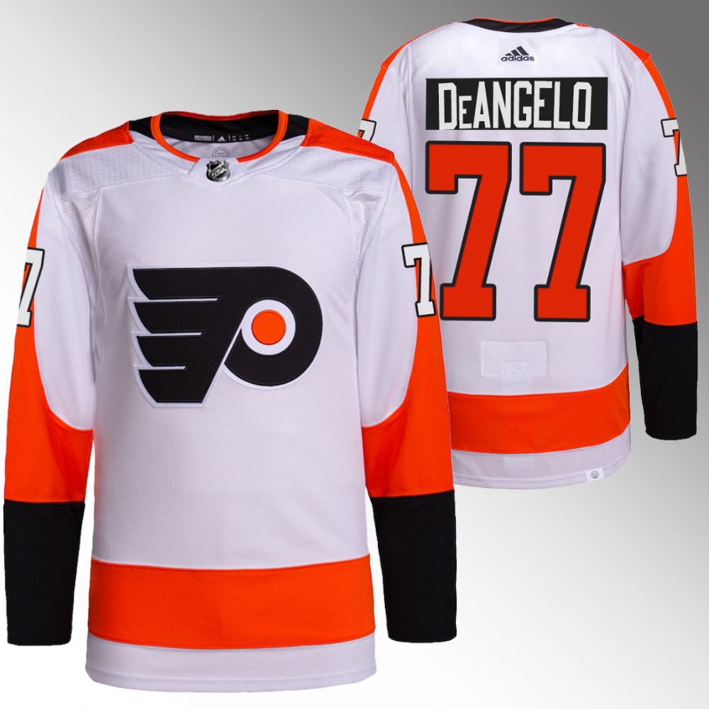 Tony DeAngelo Philadelphia Flyers White Authentic Primegreen Away Jersey