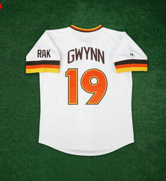 Tony Gwynn 1984 San Diego Padres Home Cooperstown Throwback Men's Jersey