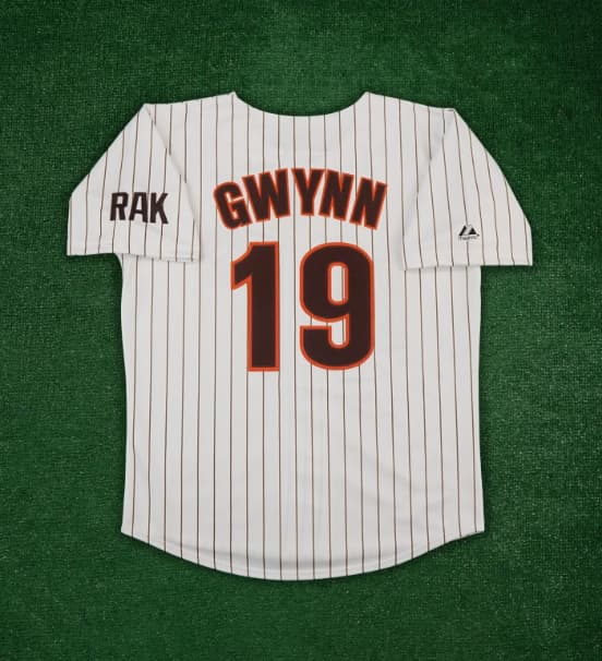 Tony Gwynn 1985 San Diego Padres Home Cooperstown Throwback Men's Jersey