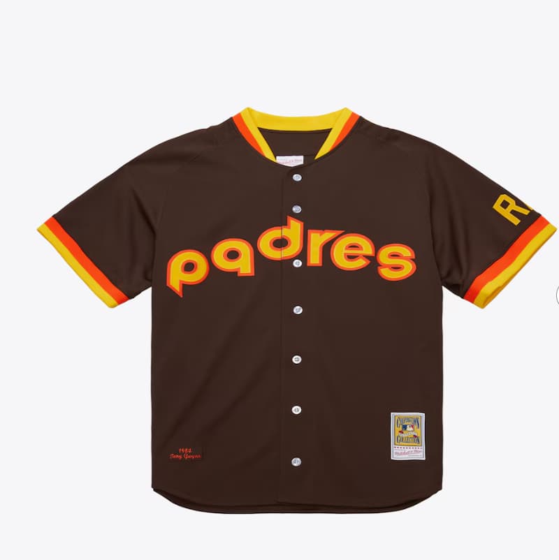 Tony Gwynn San Diego Padres 1984 Brown Authentic Jersey