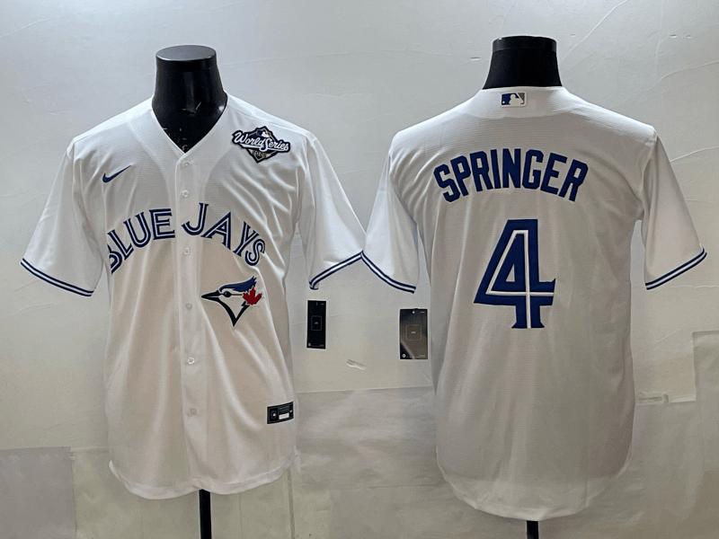 Toronto    Blue Jays   Jersey -  All Stitched George Springer - 4