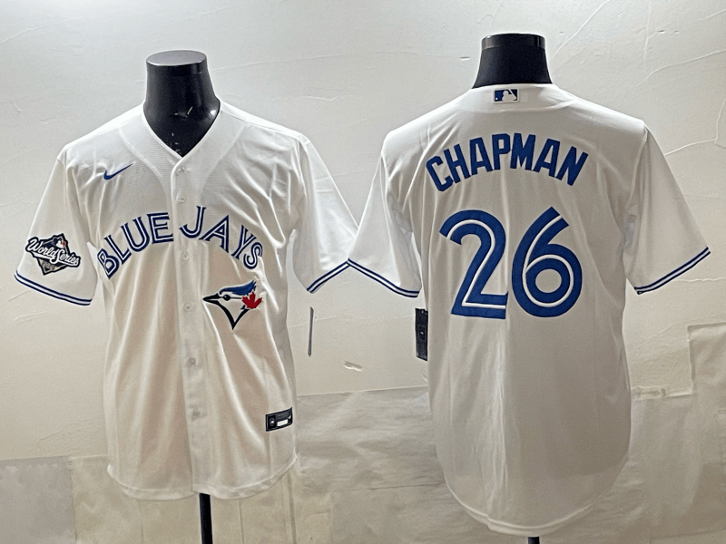 Toronto    Blue Jays Jersey - All Stitched 26 CHAPMAN