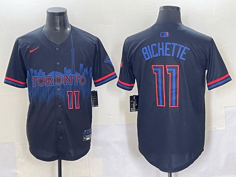 Toronto   Blue Jays 2025 World Series Jersey - All Stitched Bo Bichette - 11