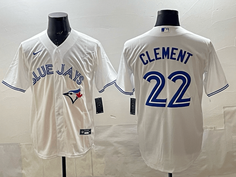 Toronto  Blue  Jays   Jersey - All Stitched  Clement 22 Toronto  Blue  Jays   Jersey - All Stitched  Clement 22