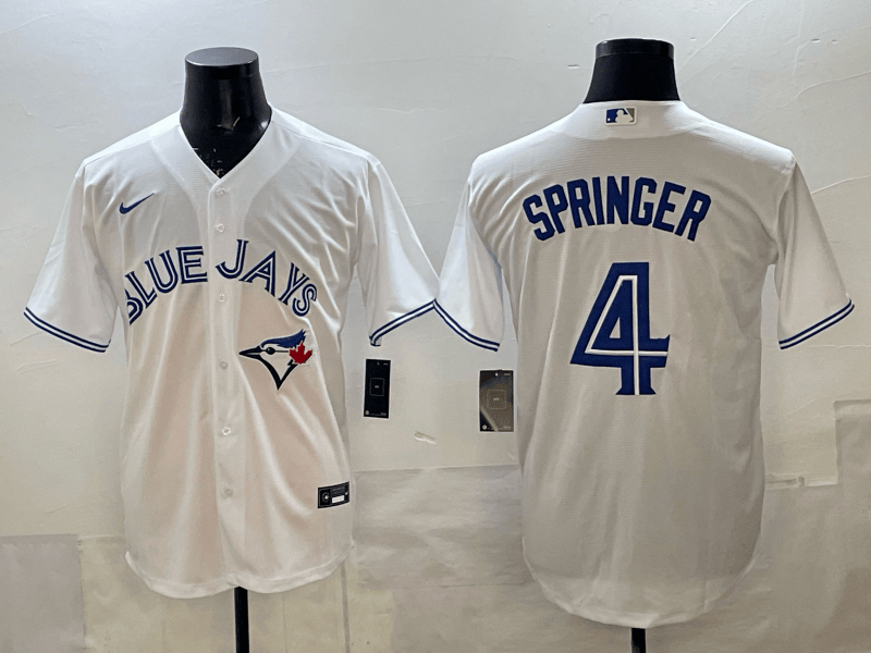 Toronto  Blue Jays   Jersey -  All Stitched George Springer - 4