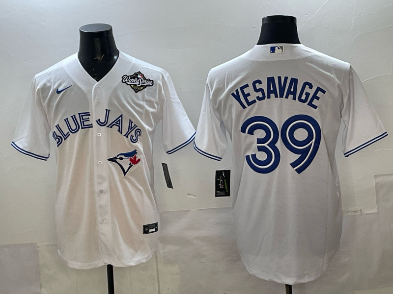 Toronto  Blue Jays  Jersey - All Stitched Trey Yesavage - 39 2025  MLB World Series patch Toronto  Blue Jays  Jersey - All Stitched Trey Yesavage - 39 2025  MLB World Series patch