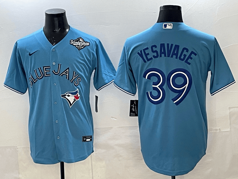 Toronto  Blue Jays  Jersey - All Stitched Trey Yesavage - 39 2025 MLB   World Series patch Toronto  Blue Jays  Jersey - All Stitched Trey Yesavage - 39 2025 MLB   World Series patch