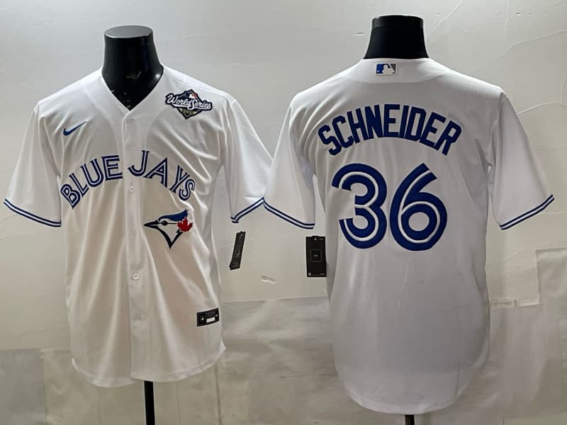 Toronto  Blue Jays 2025   Jersey - All Stitched  36 SCHNEIDER