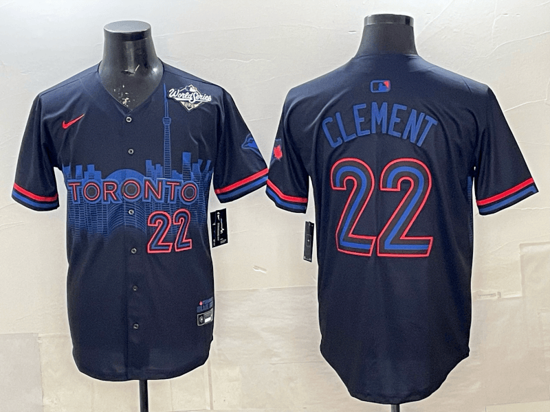 Toronto  Blue Jays 2025   Jersey - All Stitched CLEMENT 22