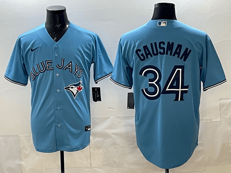 Toronto  Blue Jays 2025  Jersey - All Stitched  34  GAUSMAN