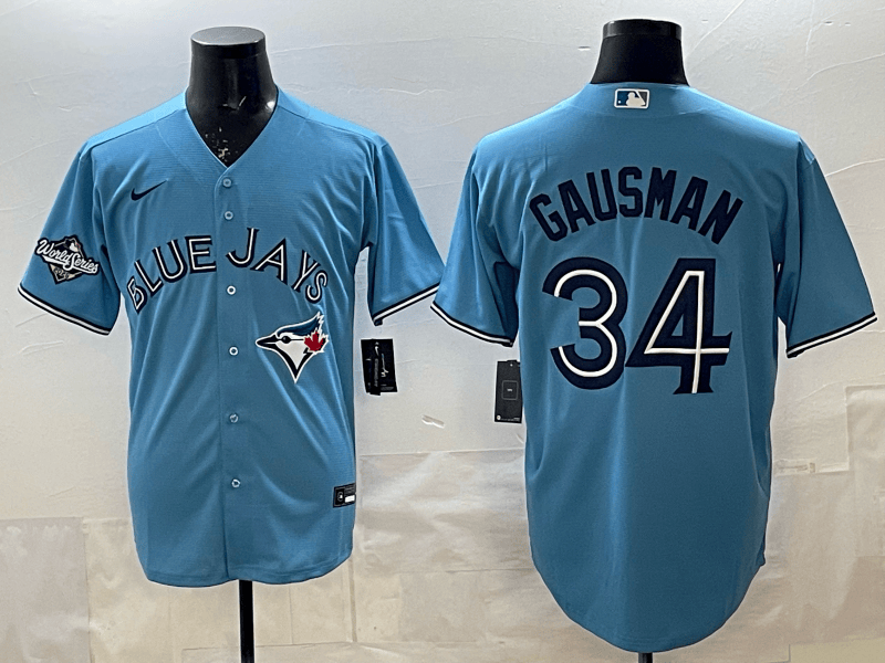Toronto  Blue Jays 2025  Jersey - All Stitched  34 GAUSMAN