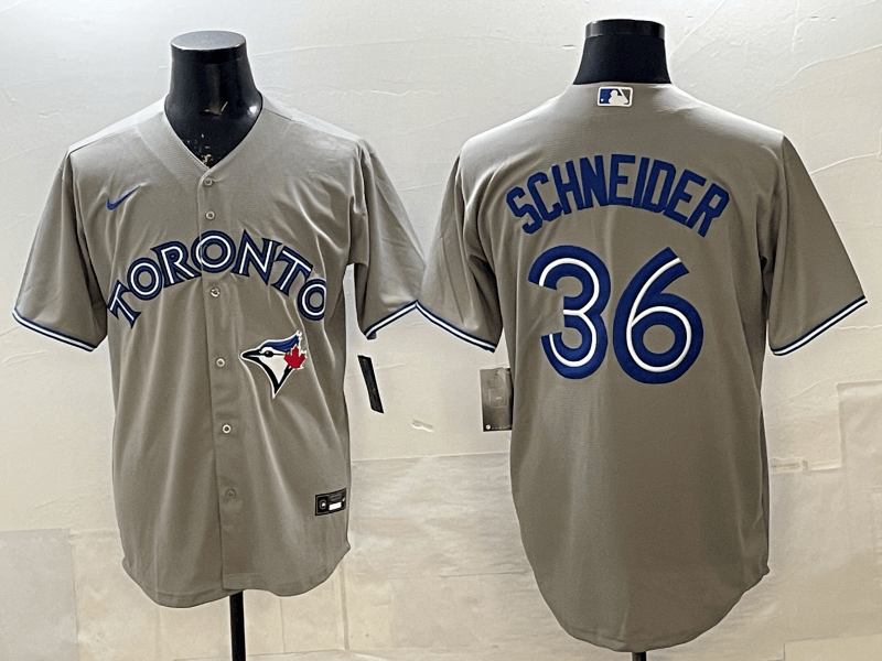 Toronto  Blue Jays 2025  Jersey - All Stitched 36 SCHNEIDER