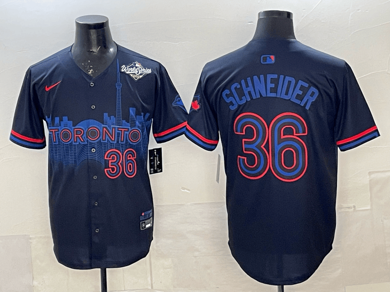 Toronto  Blue Jays 2025 Jersey - All Stitched   36 SCHNEIDER