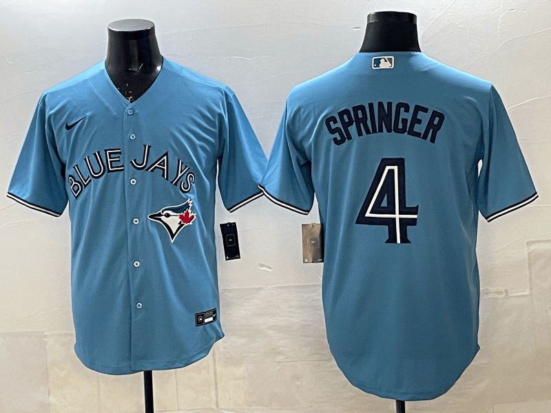 Toronto  Blue Jays Jersey  - All Stitched George Springer - 4