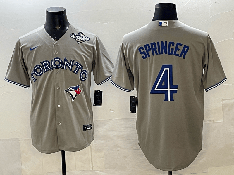 Toronto  Blue Jays Jersey - All Stitched George Springer - 4