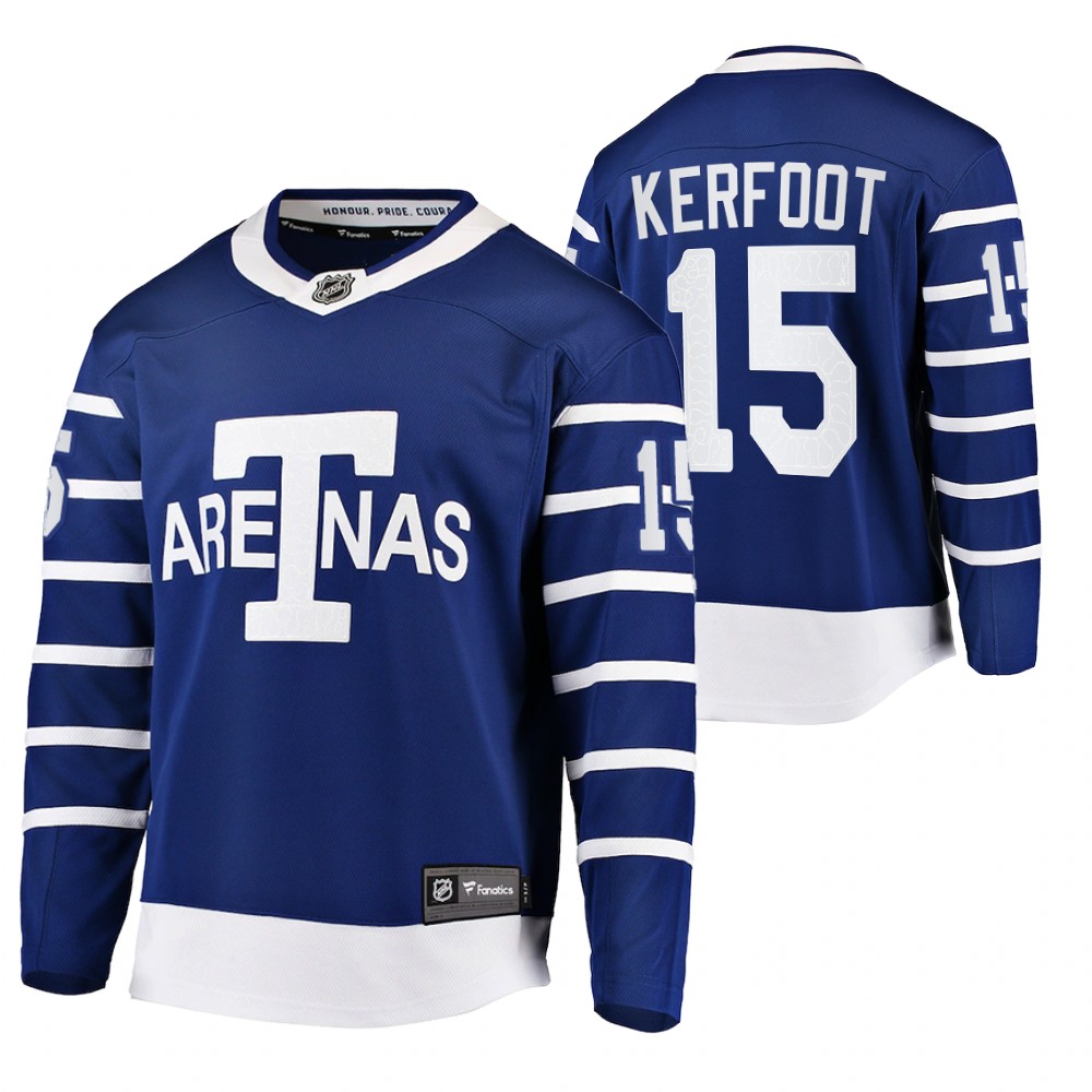 Toronto Arenas Alexander Kerfoot Blue Team Classics Heritage Jersey