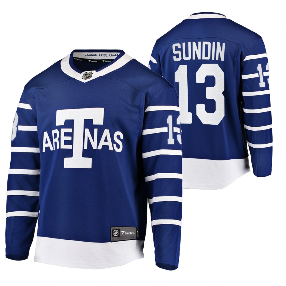 Toronto Arenas Mats Sundin Blue Team Classics Heritage Jersey