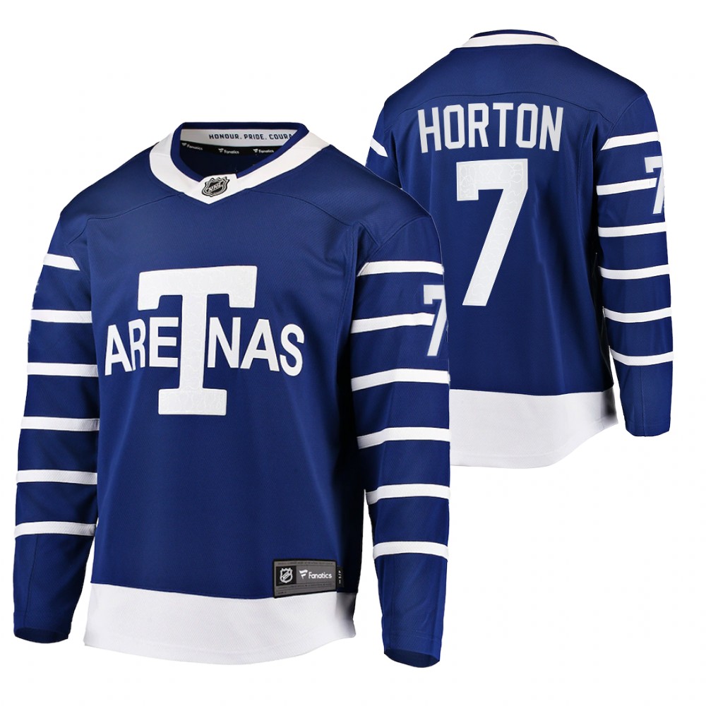 Toronto Arenas Tim Horton Blue Team Classics Heritage Jersey