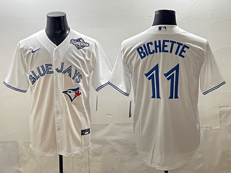 Toronto Blue  Jays 2025 World Series  Jersey - All Stitched Bo Bichette - 11 Toronto Blue  Jays 2025 World Series  Jersey - All Stitched Bo Bichette - 11