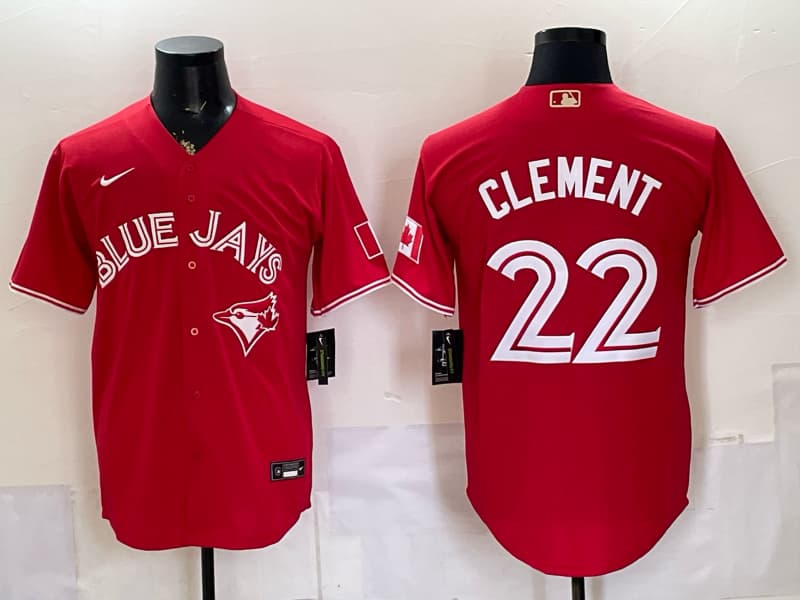 Toronto Blue Jays   All Stitched  Ernie Clement # 22