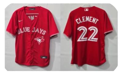 Toronto Blue Jays   All Stitched Ernie Clement # 22