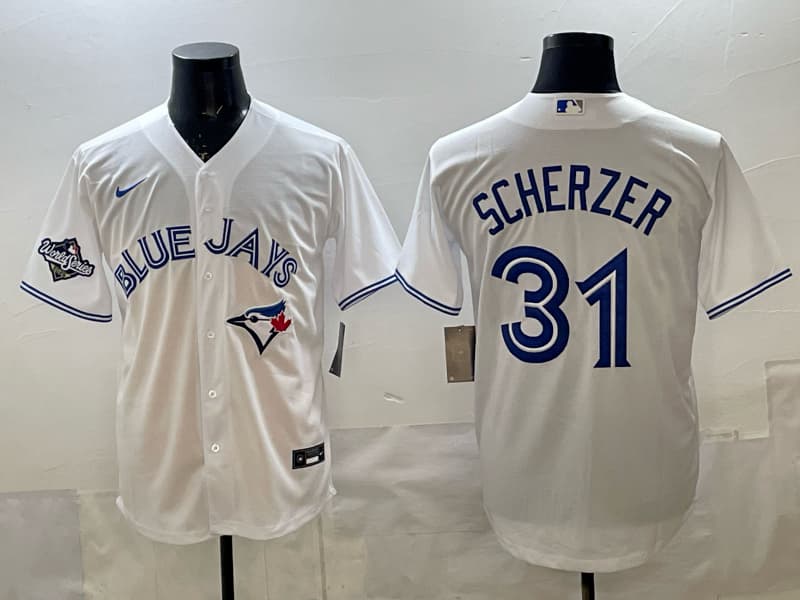 Toronto Blue Jays  2025   Jersey -  All Stitched  31 SCHERZER