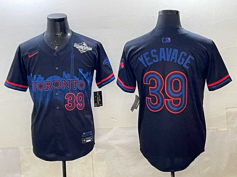 Toronto Blue Jays  2025   Jersey - All Stitched Trey Yesavage - 39