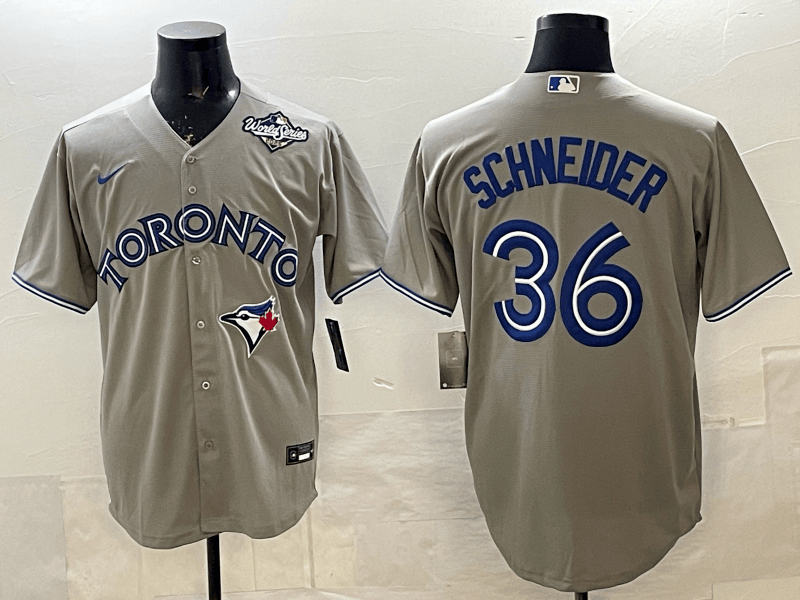 Toronto Blue Jays  2025  Jersey - All Stitched 36 SCHNEIDER