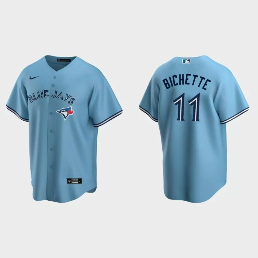 Toronto Blue Jays #11 Bo Bichette Powder Blue 2020 Replica Alternate Jersey