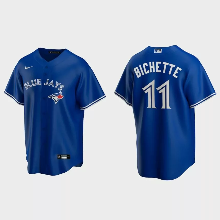 Toronto Blue Jays #11 Bo Bichette Royal 2020 Replica Alternate Jersey