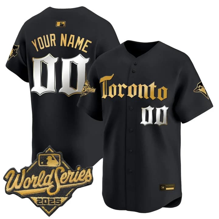 Toronto Blue Jays 'Gothic North Edition' Vapor Premier Limited Custom     Jersey - All Stitched