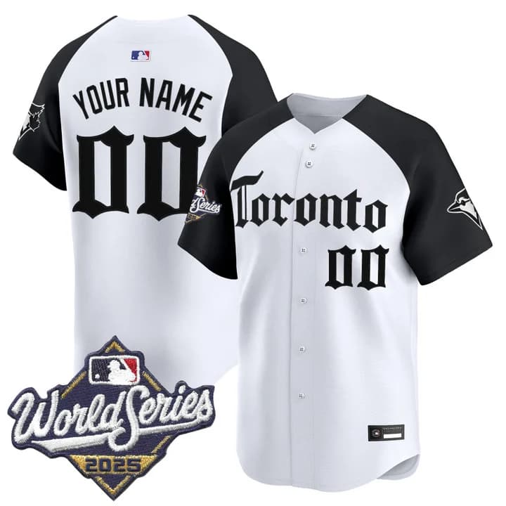 Toronto Blue Jays 'Gothic North Edition' Vapor Premier Limited Custom Jersey -   All   Stitched