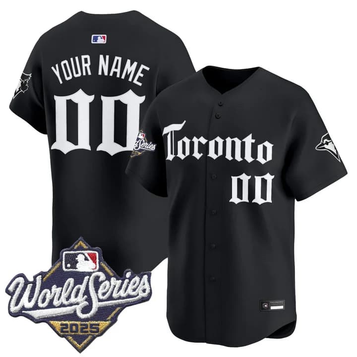 Toronto Blue Jays 'Gothic North Edition' Vapor Premier Limited Custom Jersey -   All Stitched