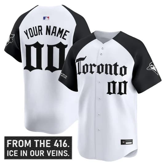 Toronto Blue Jays 'Gothic North Edition' Vapor Premier Limited Custom Jersey - All   Stitched