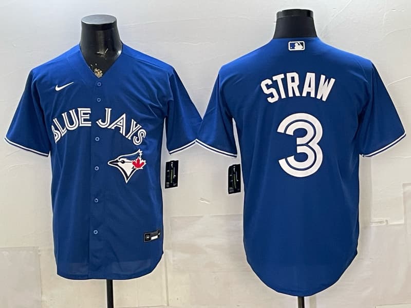 Toronto Blue Jays  All Stitched  3 STRAN