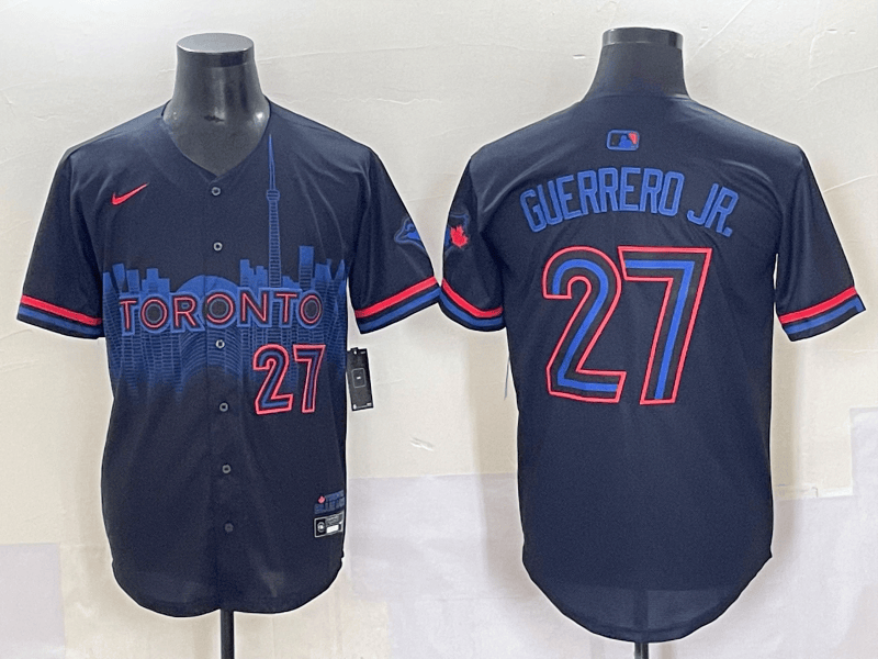 Toronto Blue Jays  Jersey - All Stitched Vladimir Guerrero Jr. -   27