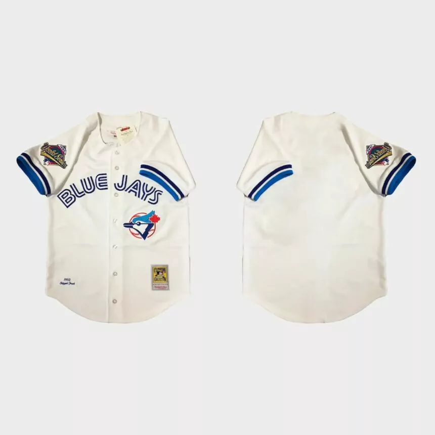 Toronto Blue Jays 1992 Authentic Jersey – White